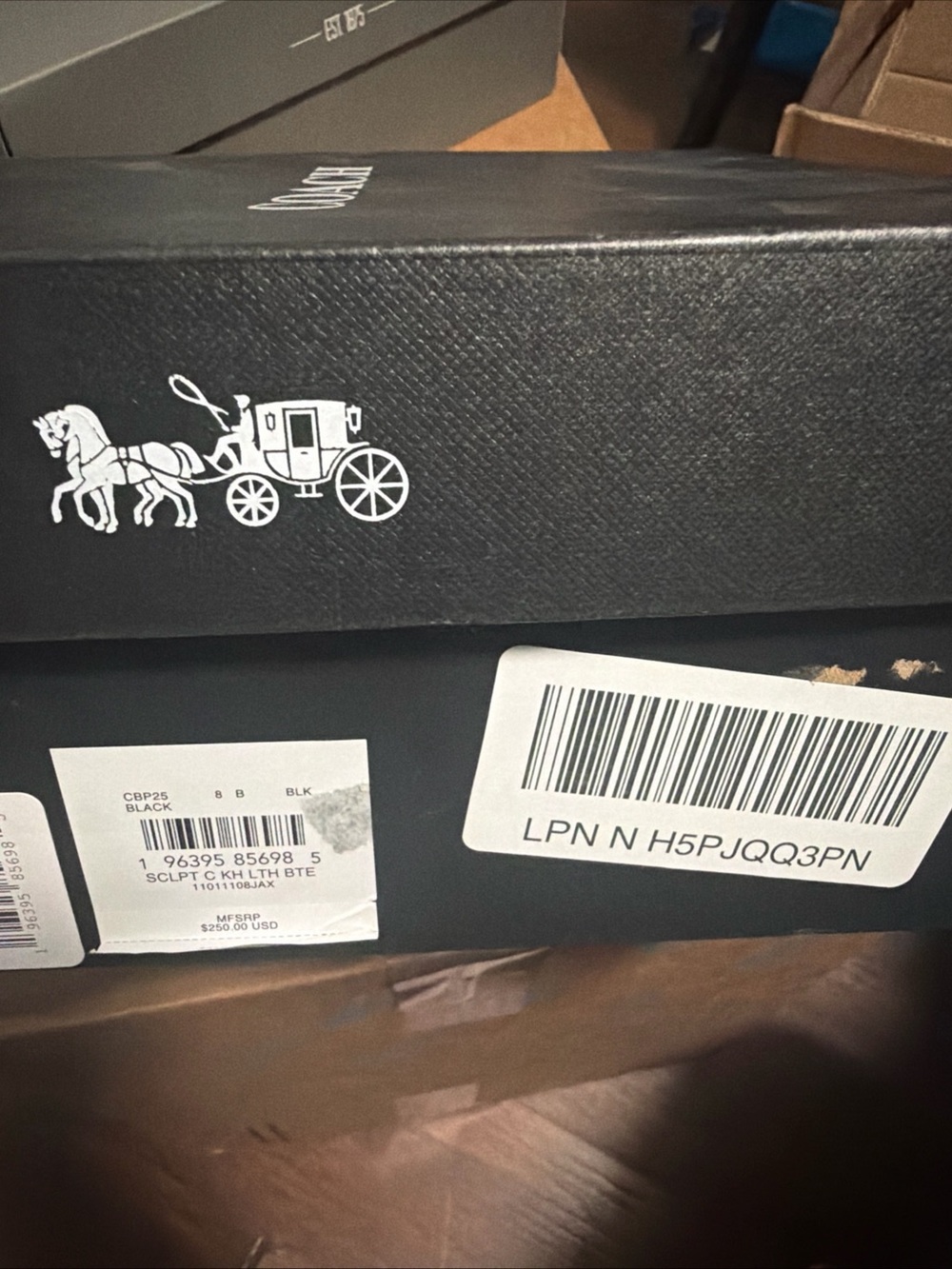 Coach Cbp25 boots women Sz 8 Black - Picture 9 of 9